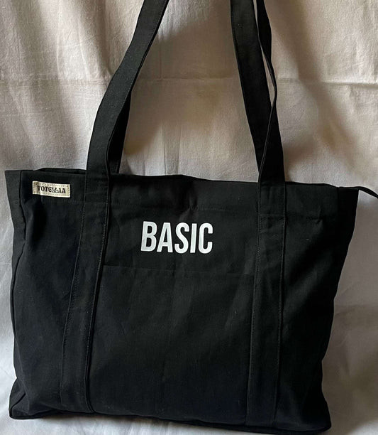 Essential Black Tote Bag