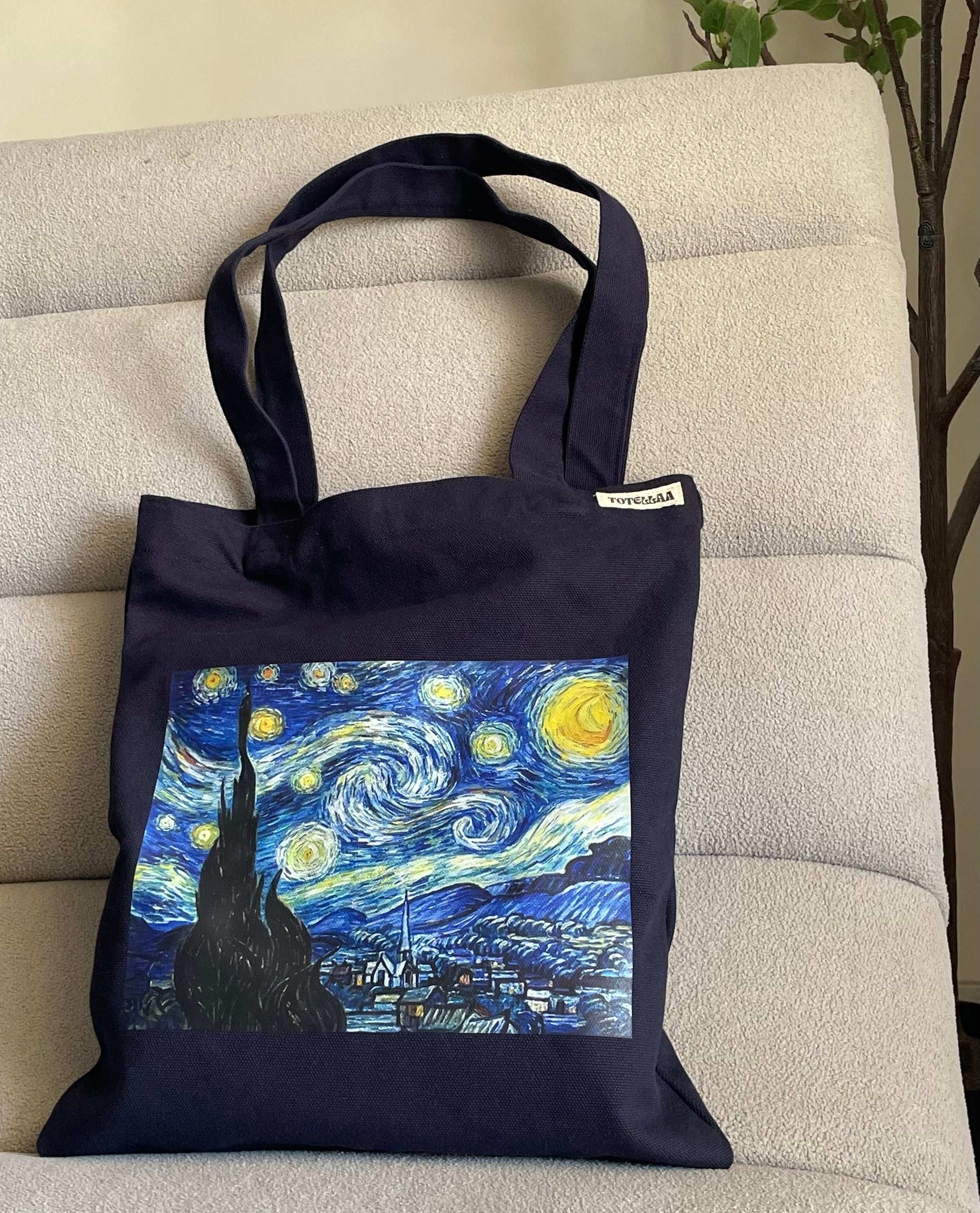 The Starry Night Premium Navy Blue Tote!