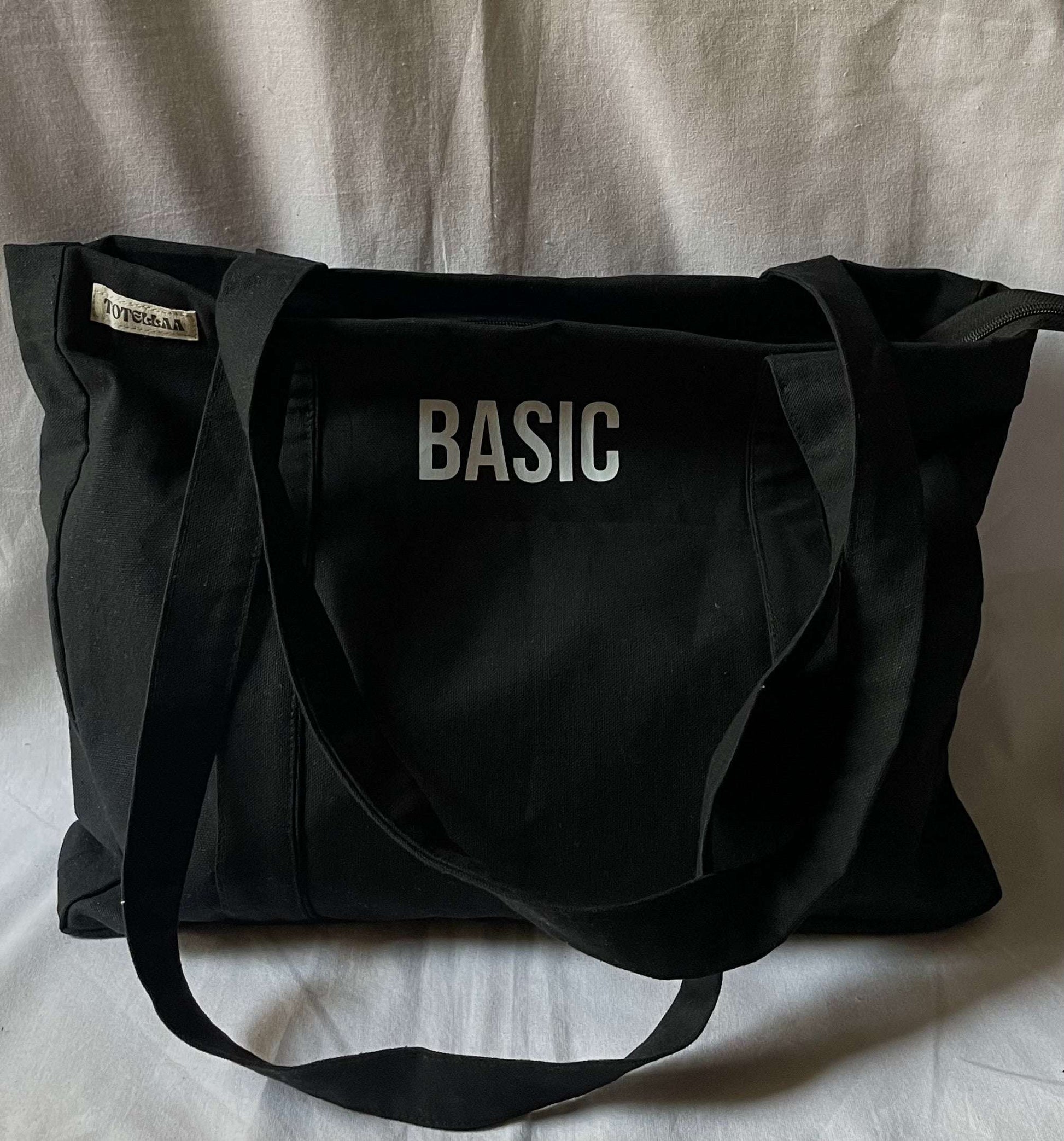 Essential Black Tote Bag