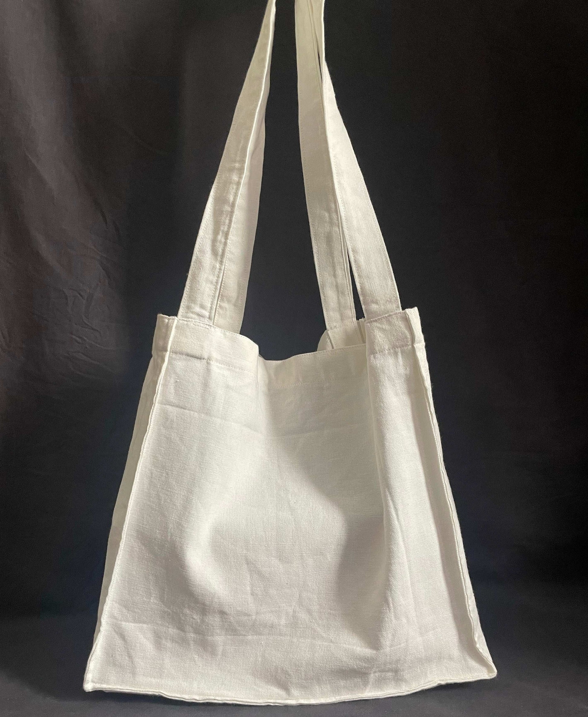 White Panel Tote