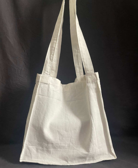 White Panel Tote