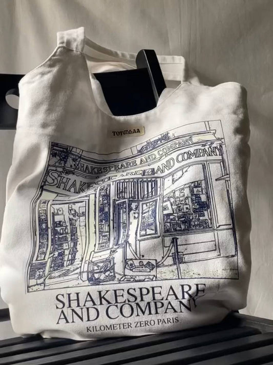 Exclusive Shakespeare & Co Round Tote
