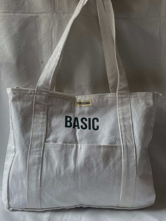 Essential White Tote Bag